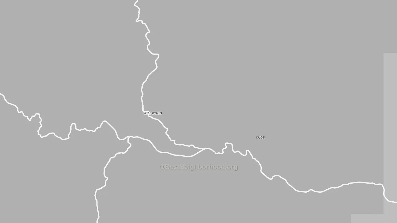 Transit Grade map of Wildwood, CA