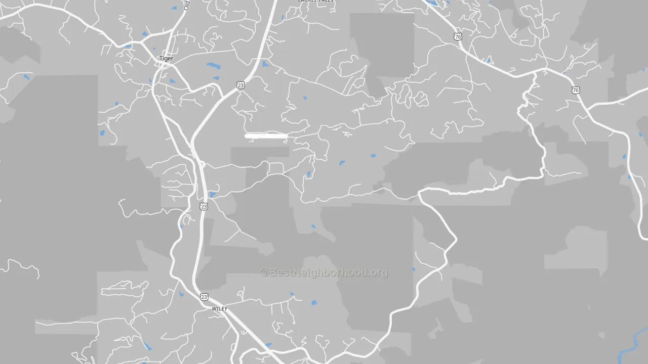 Transit Grade map of Wiley, GA