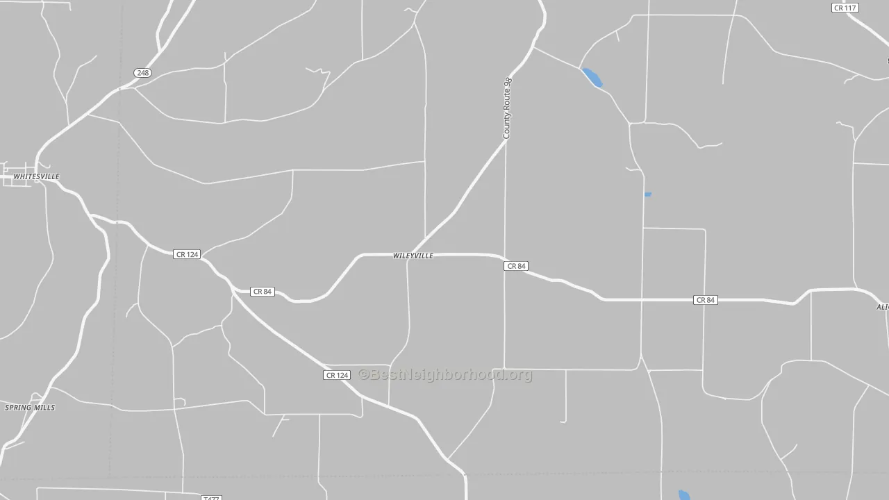 Transit Grade map of Wileyville, NY