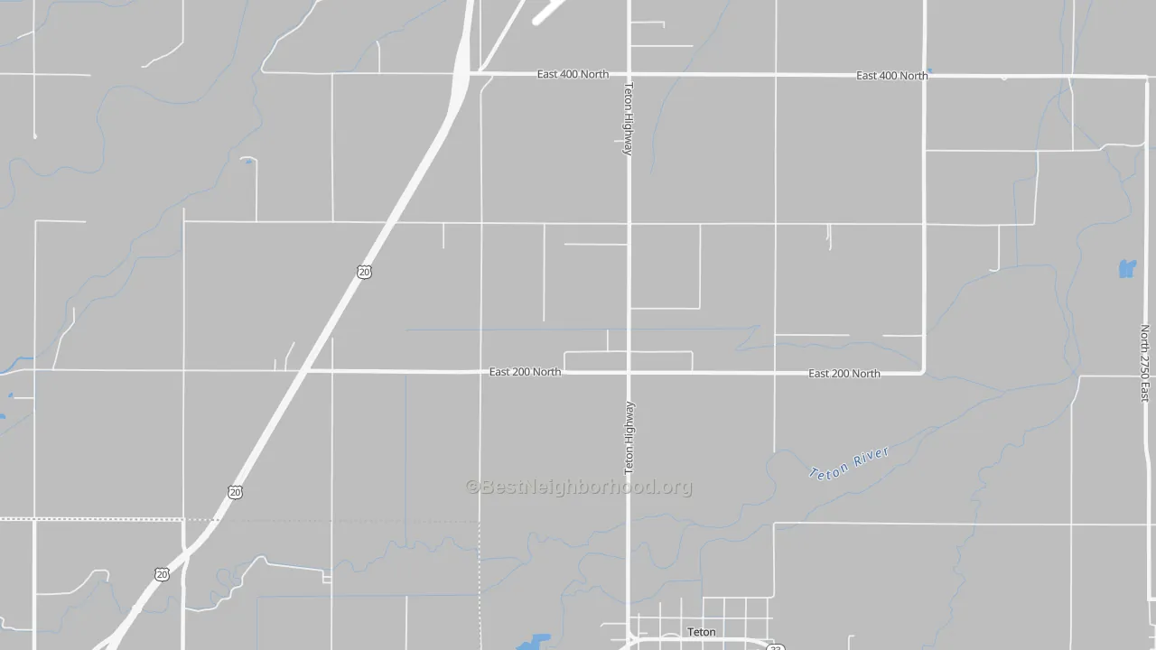 Transit Grade map of Wilford, ID