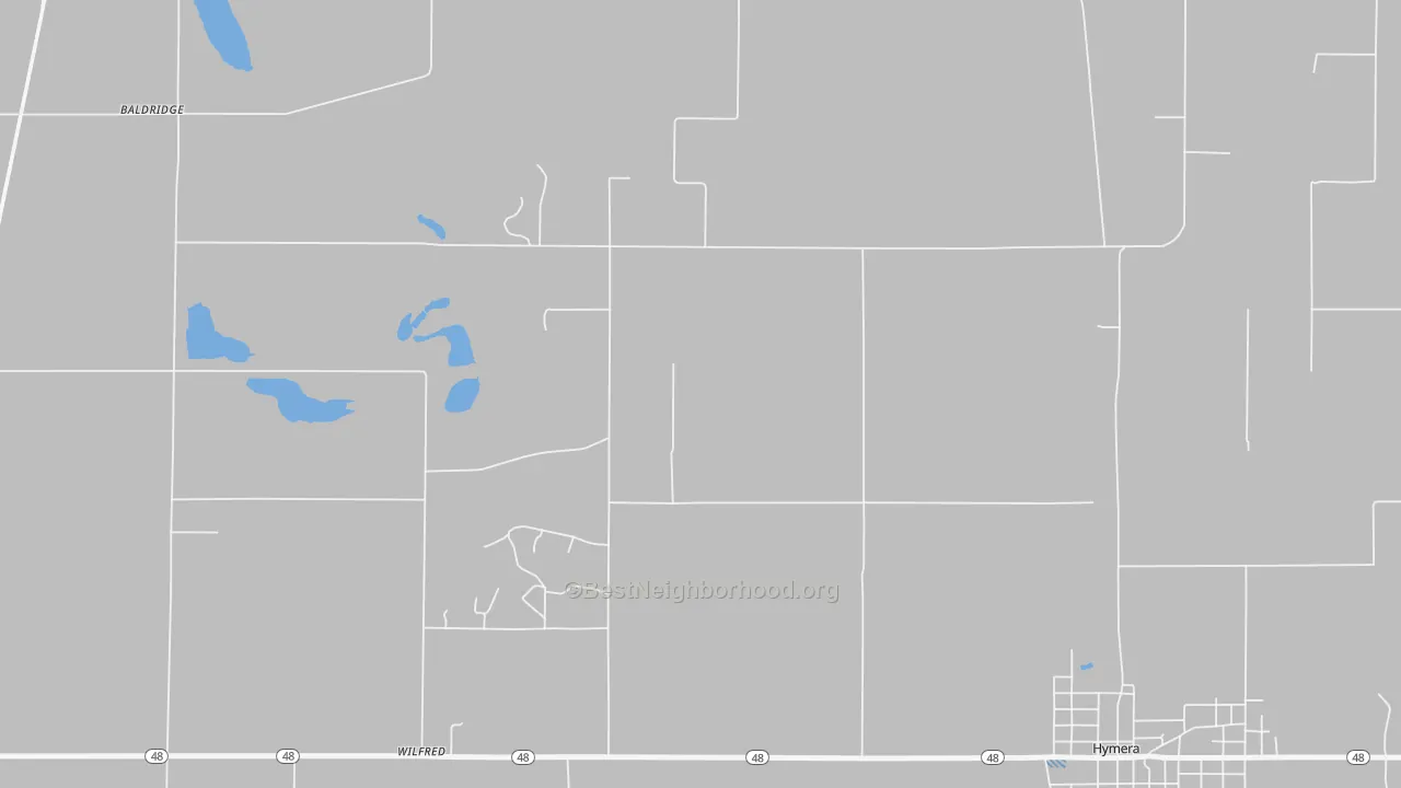 Transit Grade map of Wilfred, IN
