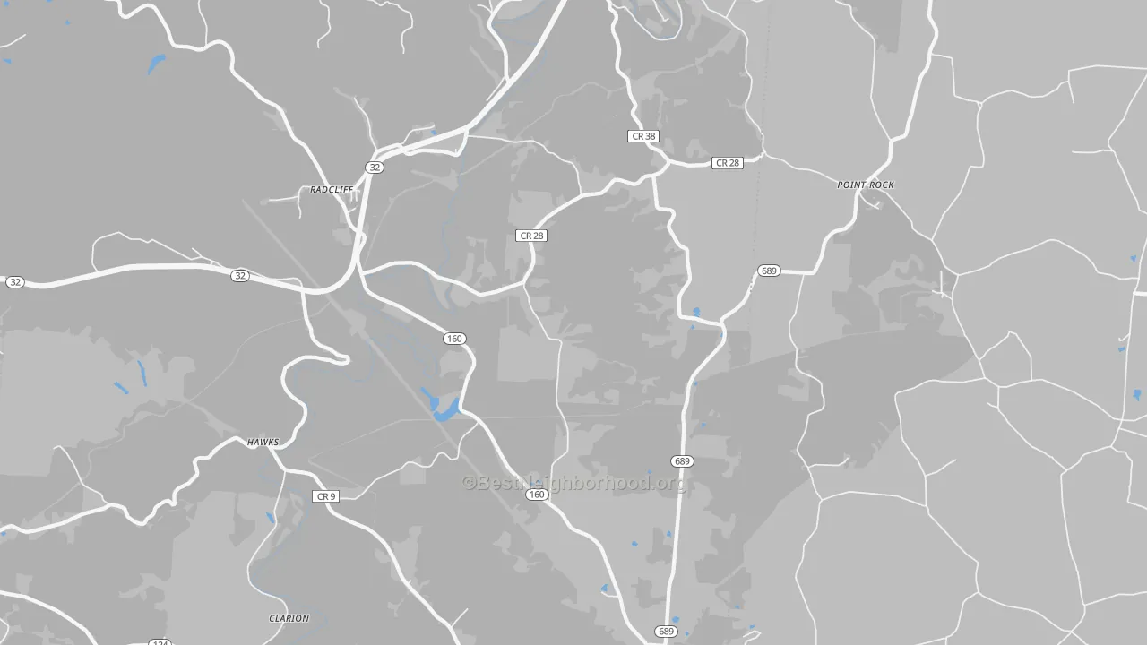 Transit Grade map of Wilkesville, OH
