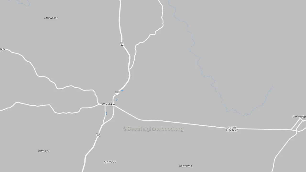 Transit Grade map of Wilkinson County, MS