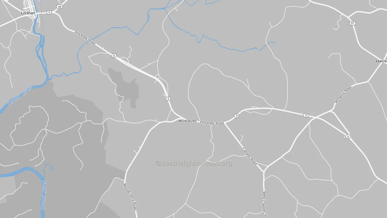 Transit Grade map of Wilksburg, SC