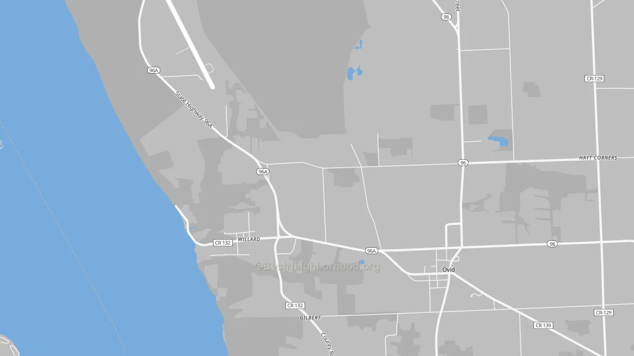 Transit Grade map of Willard, NY