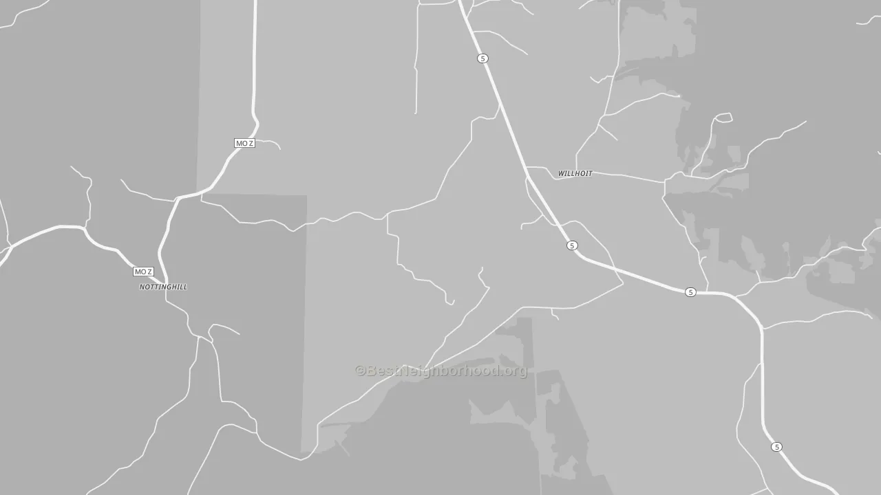 Transit Grade map of Willhoit, MO