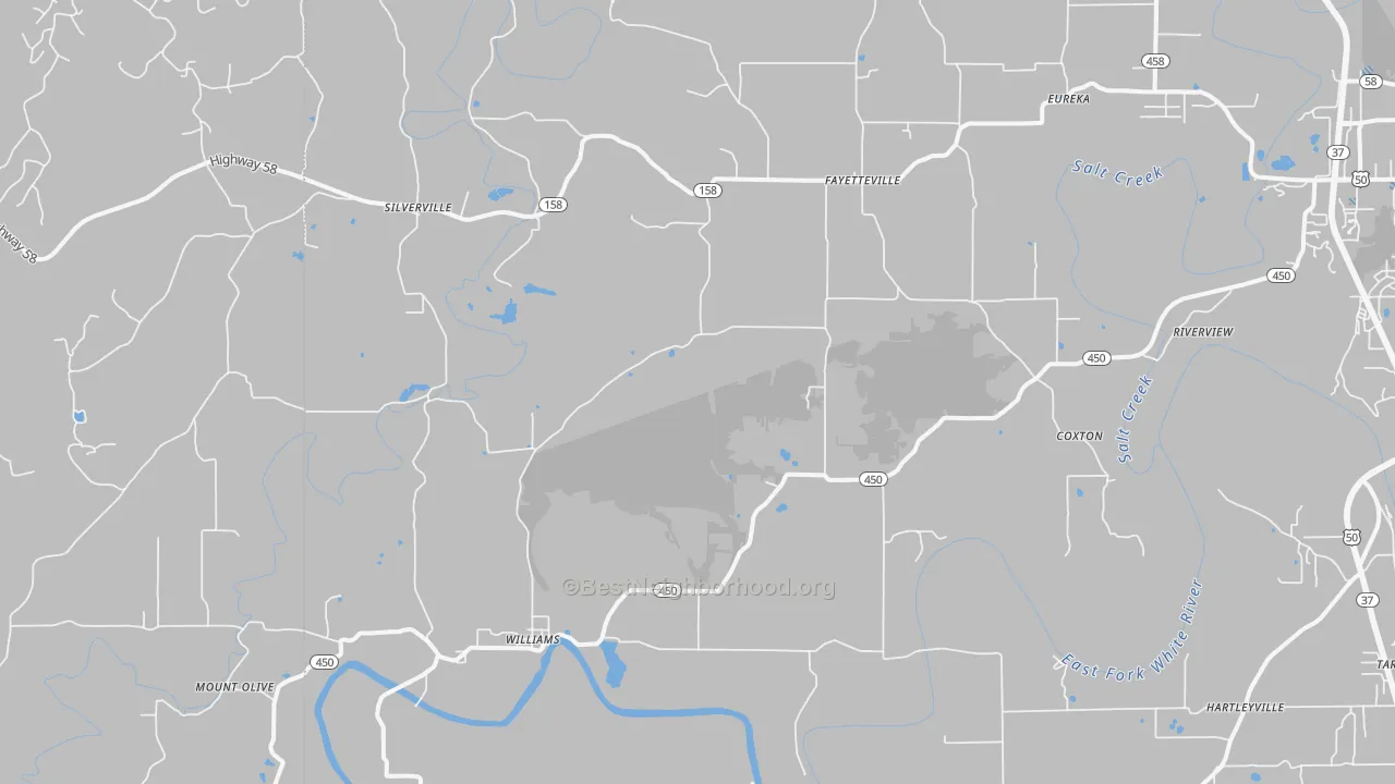Transit Grade map of Williams, IN
