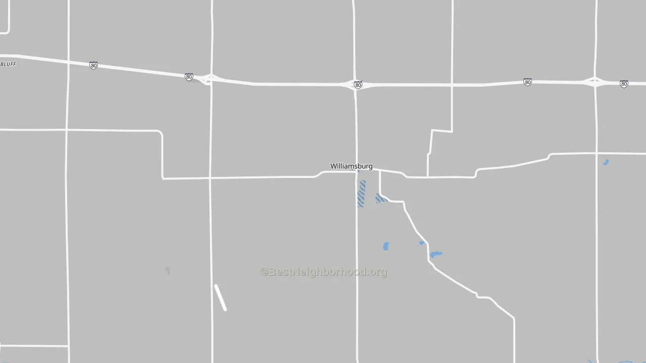 Transit Grade map of Williamsburg, IA