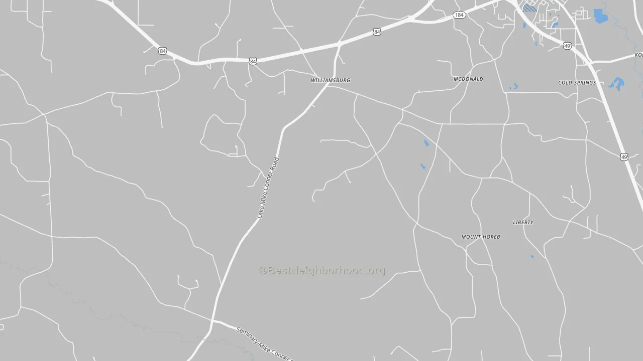 Transit Grade map of Williamsburg, MS