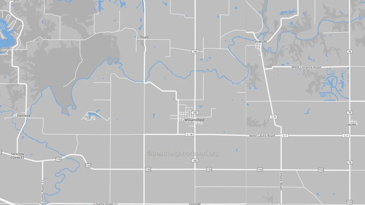 Transit Grade map of Williamsfield, IL