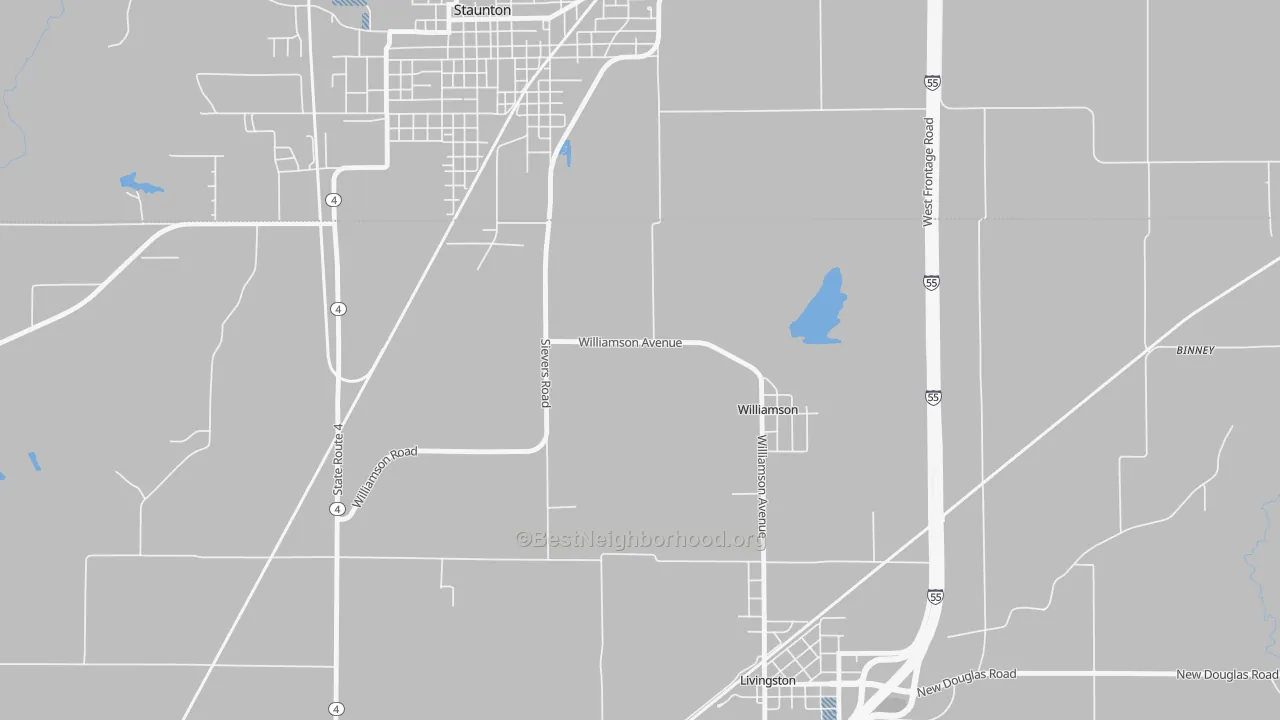 Transit Grade map of Williamson, IL