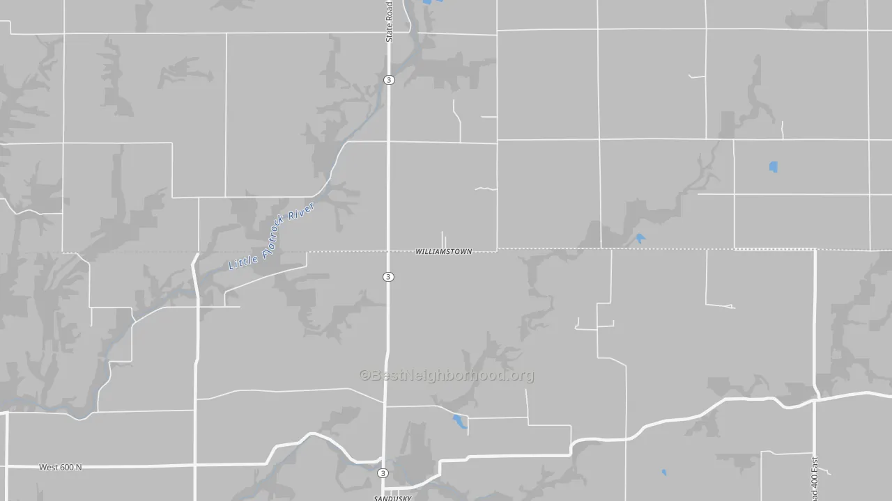 Transit Grade map of Williamstown, IN