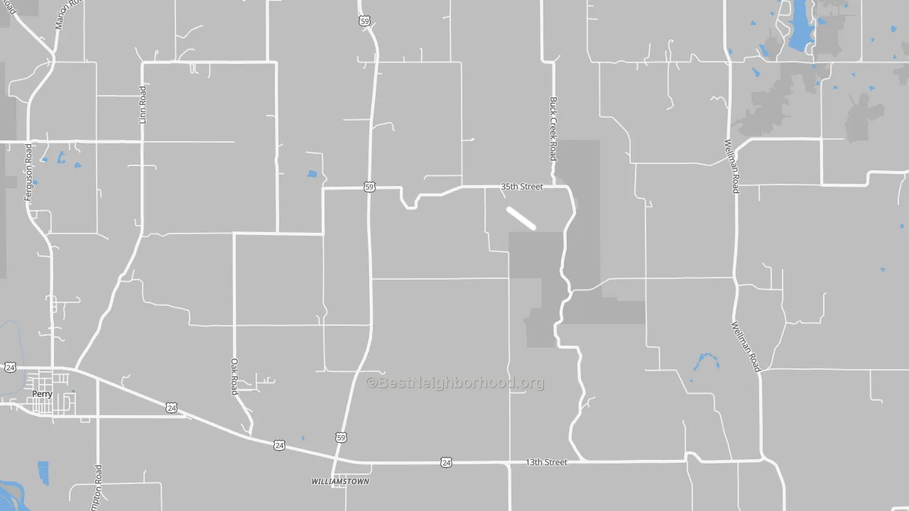 Transit Grade map of Williamstown, KS