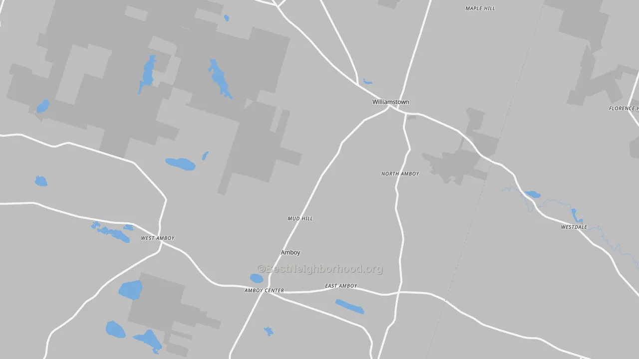 Transit Grade map of Williamstown, NY