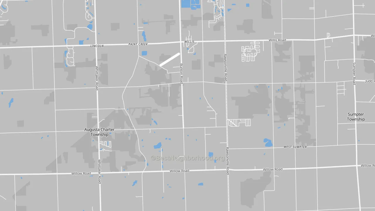 Transit Grade map of Willis, MI