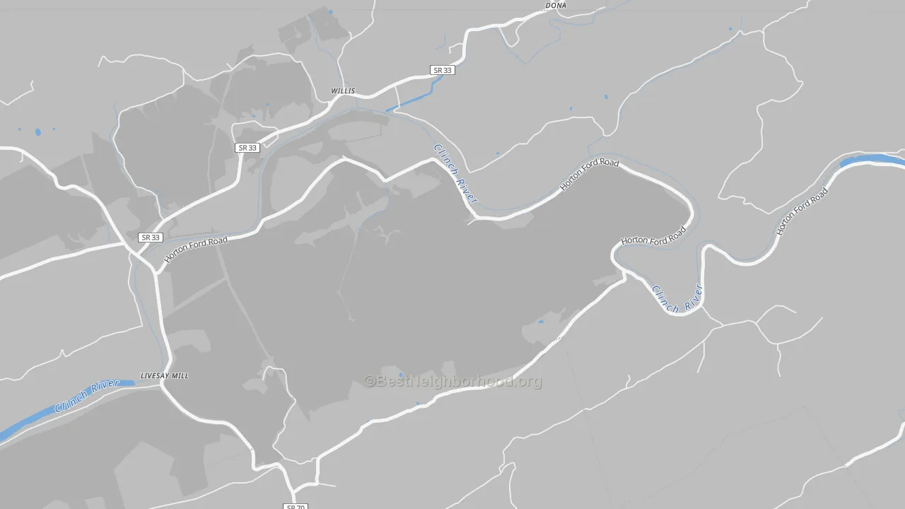 Transit Grade map of Willis, TN