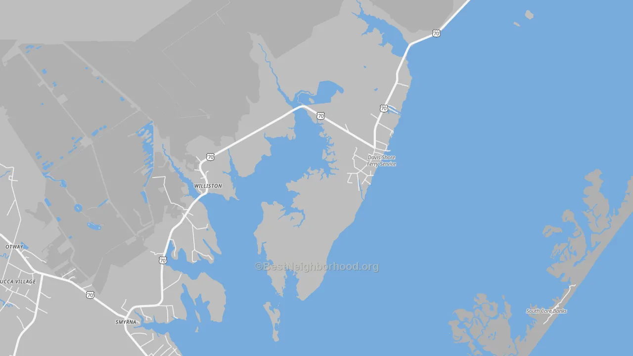 Transit Grade map of Williston, NC