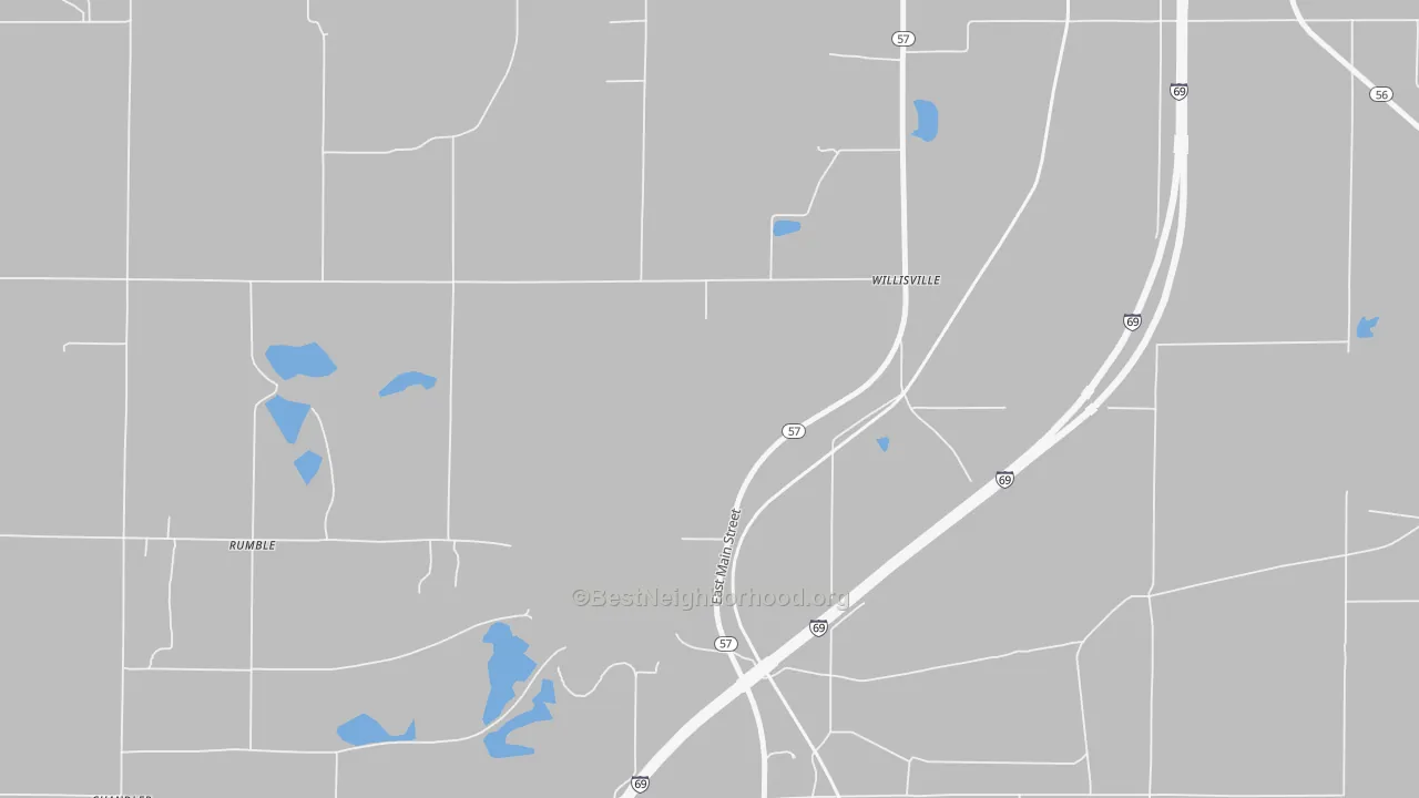 Transit Grade map of Willisville, IN