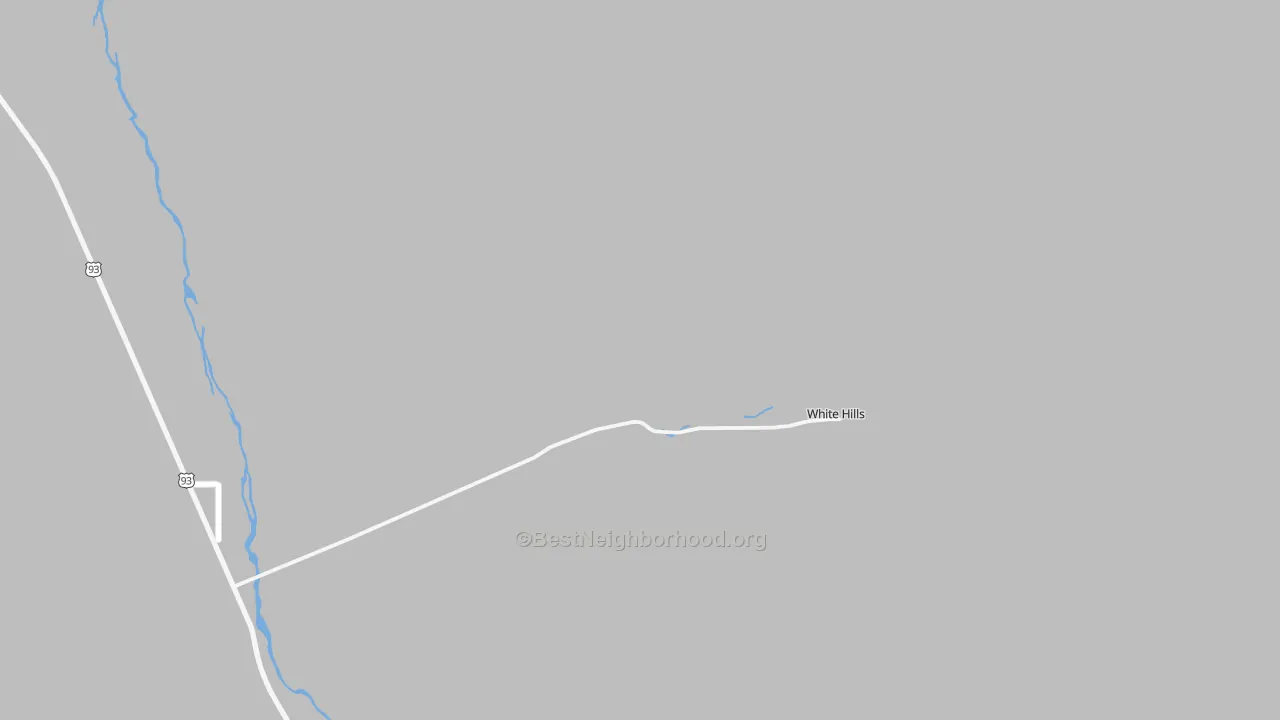 Transit Grade map of Willow Beach, AZ