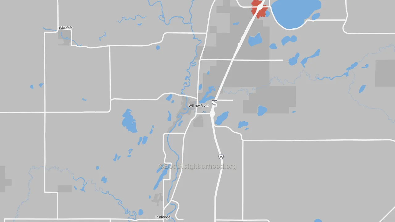 Transit Grade map of Willow River, MN