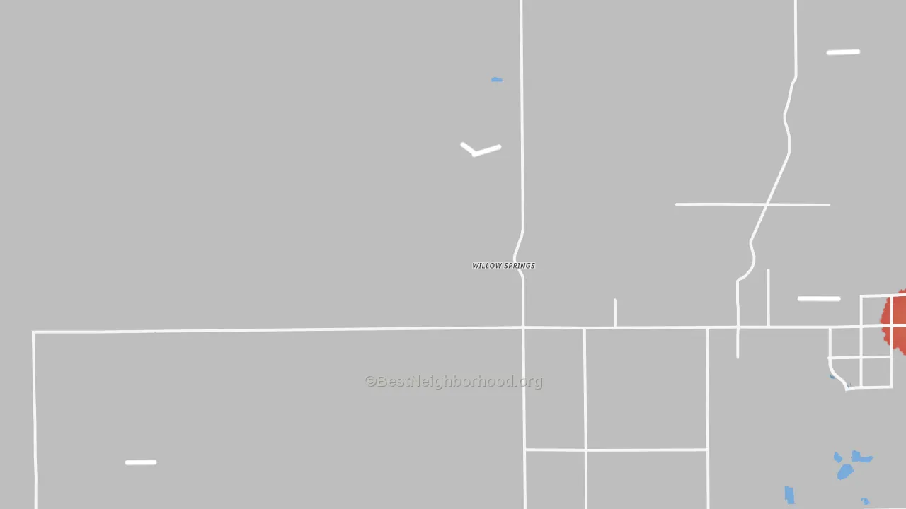 Transit Grade map of Willow Springs, CA