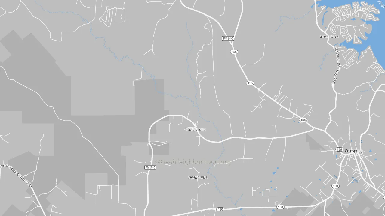Transit Grade map of Willow Springs, TX