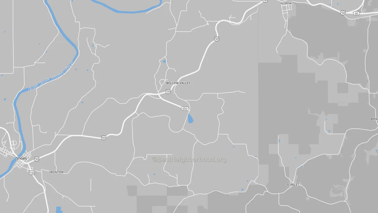 Transit Grade map of Willow Valley, IN