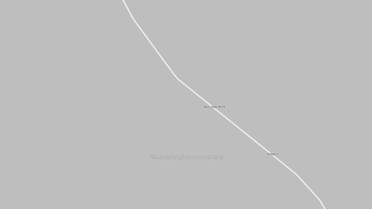 Transit Grade map of Willowcreek, OR