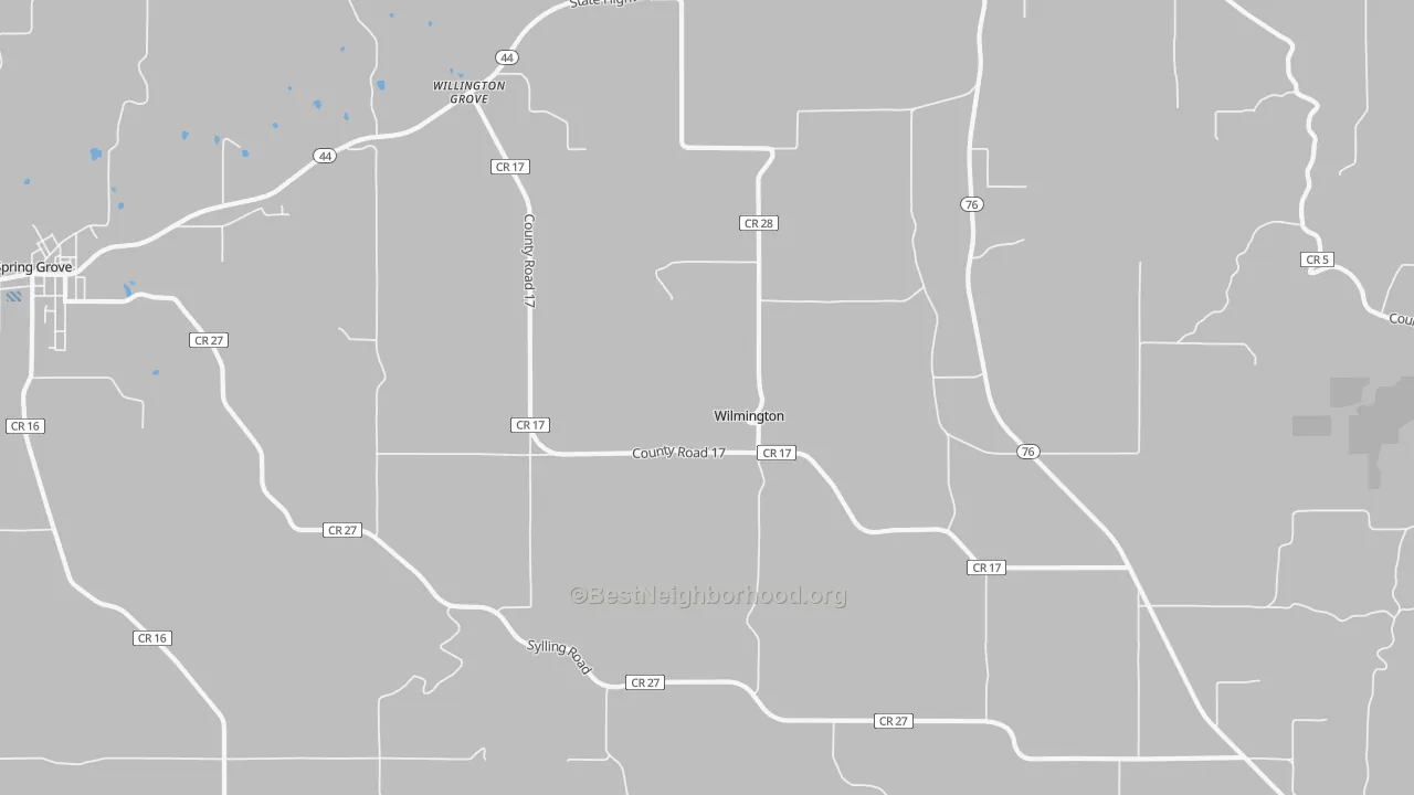 Transit Grade map of Wilmington, MN