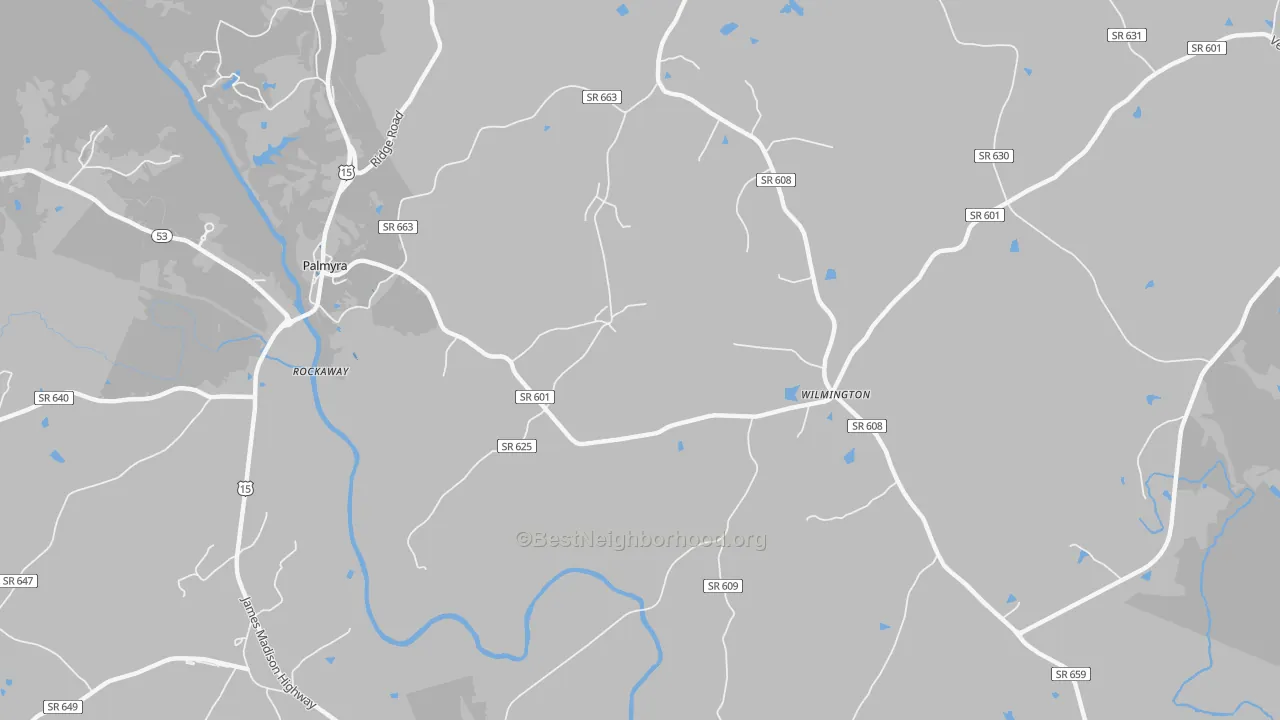 Transit Grade map of Wilmington, VA