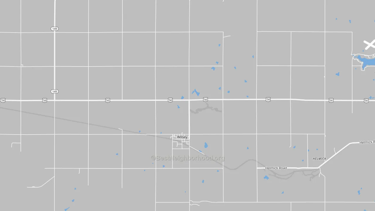 Transit Grade map of Wilsey, KS