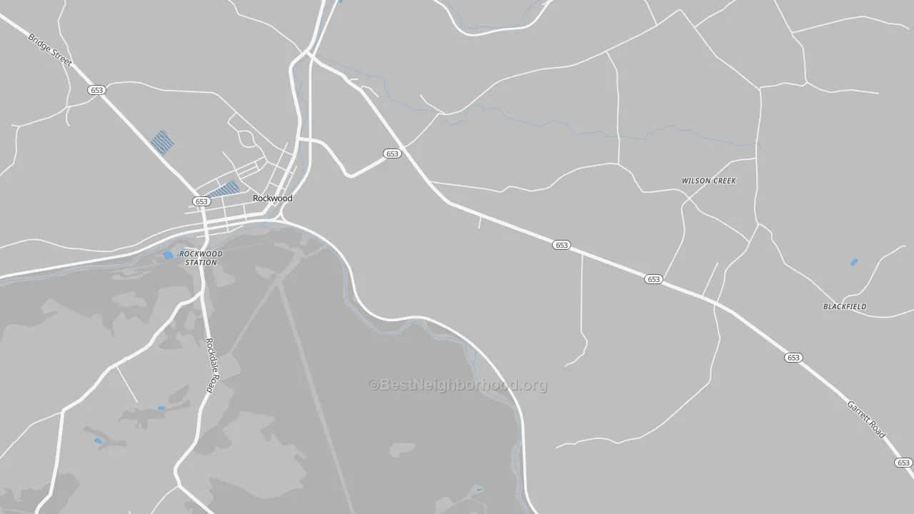 Transit Grade map of Wilson Creek, PA