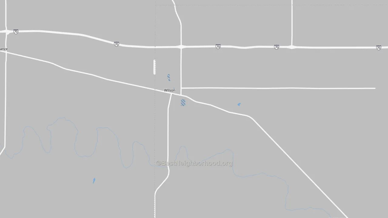 Transit Grade map of Wilson, KS