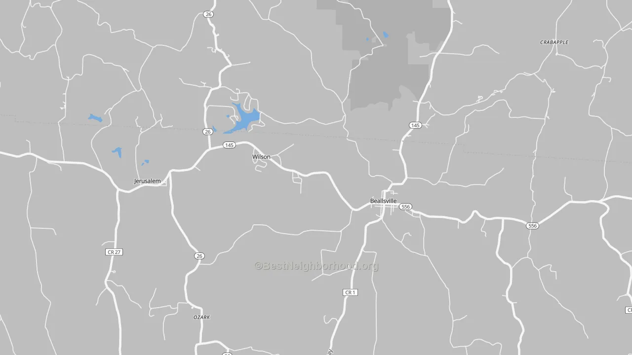 Transit Grade map of Wilson, OH