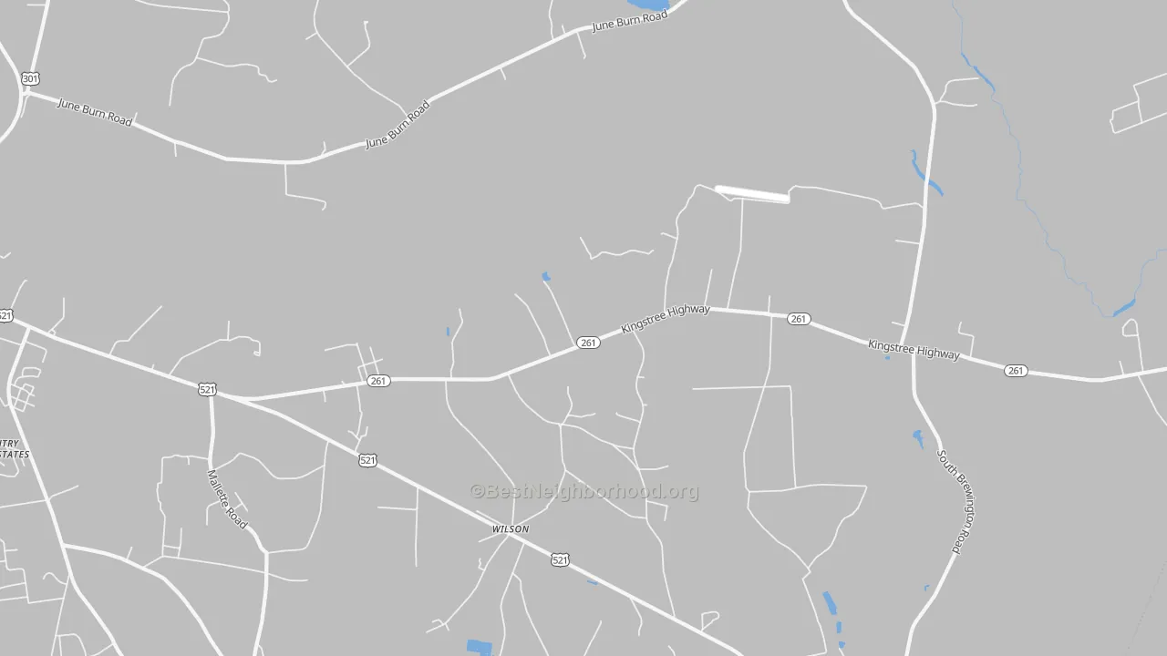 Transit Grade map of Wilson, SC