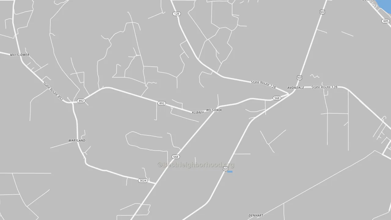 Transit Grade map of Wilsonia, LA