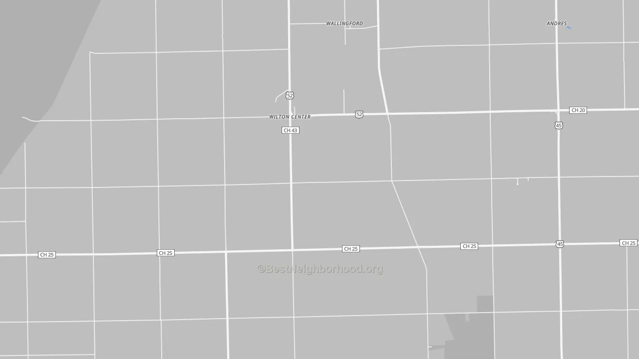 Transit Grade map of Wilton Center, IL
