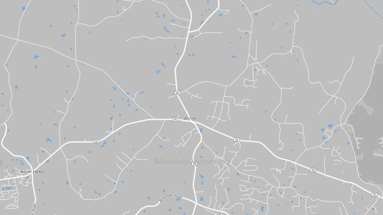 Transit Grade map of Wilton, NC