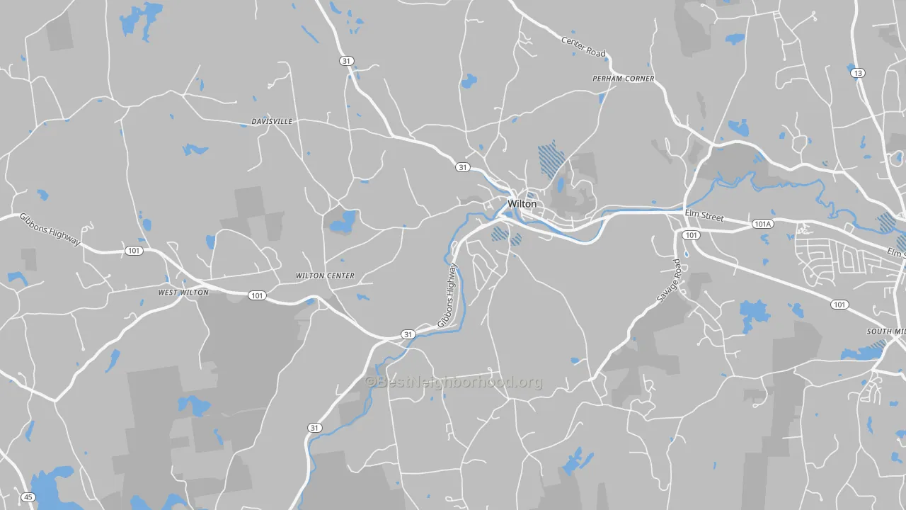 Transit Grade map of Wilton, NH