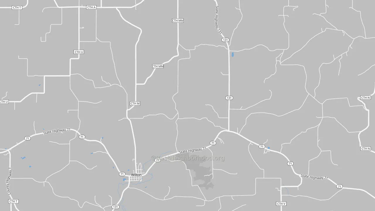 Transit Grade map of Wilton, WI