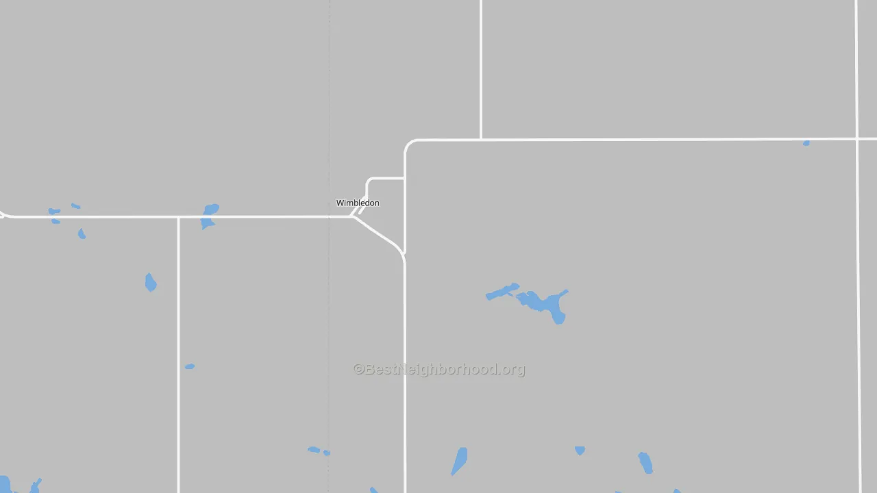Transit Grade map of Wimbledon, ND
