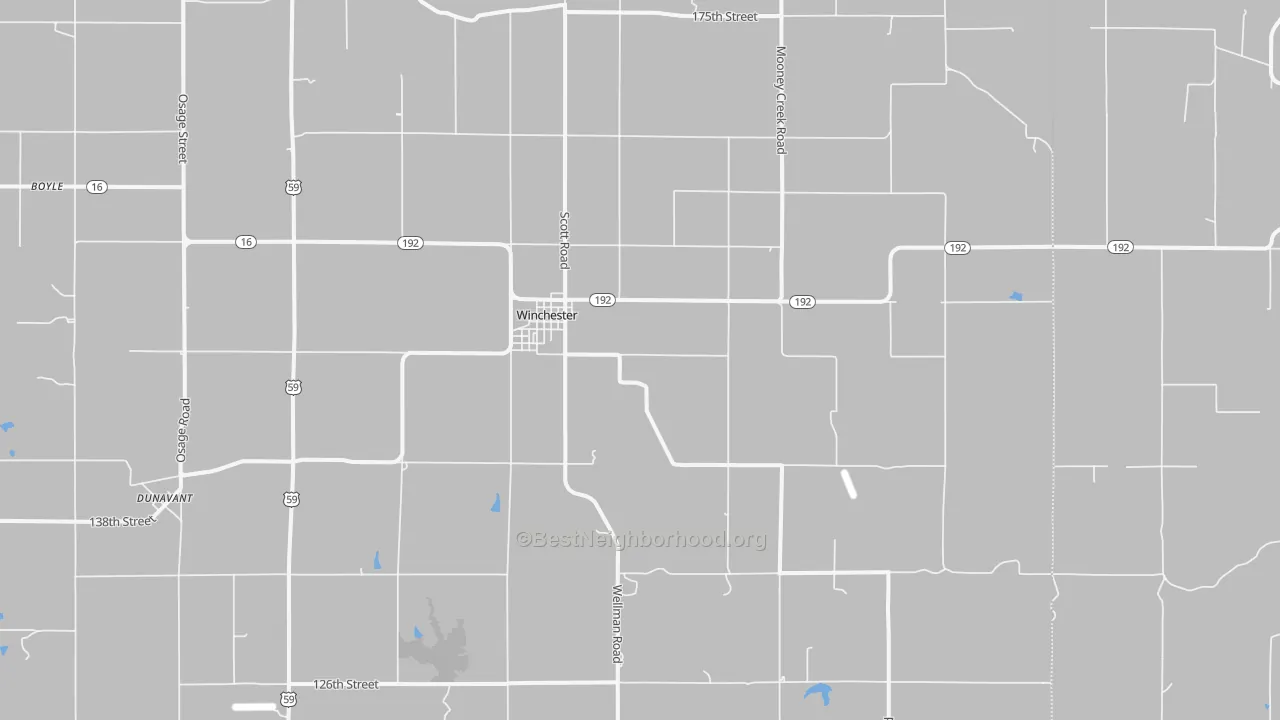 Transit Grade map of Winchester, KS