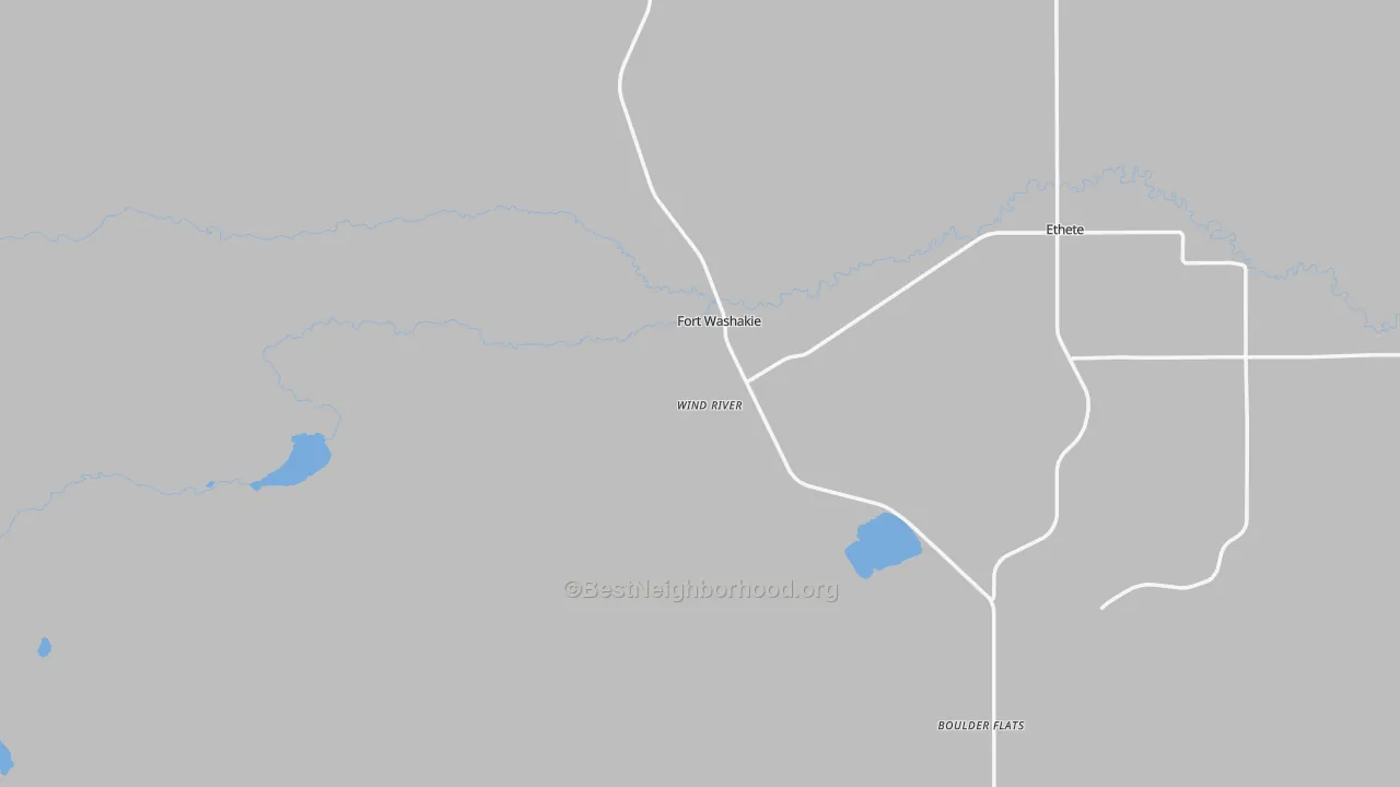 Transit Grade map of Wind River, WY