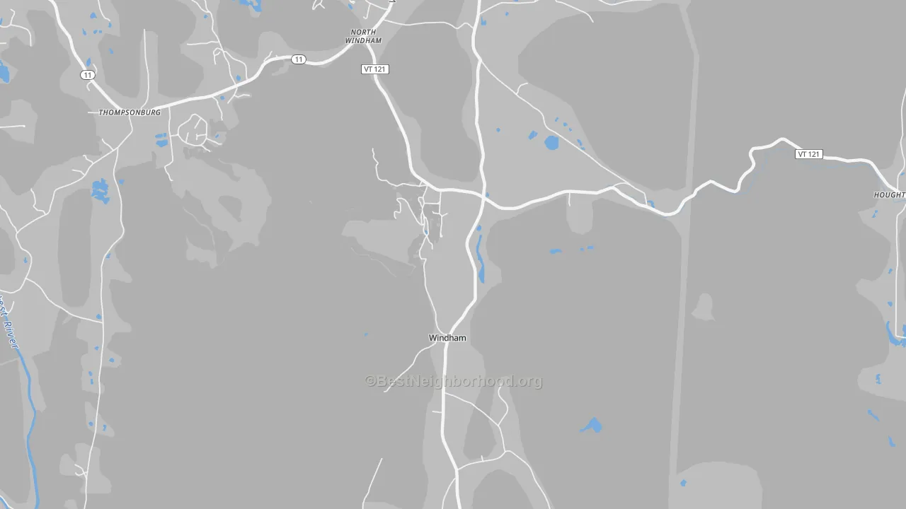 Transit Grade map of Windham, VT