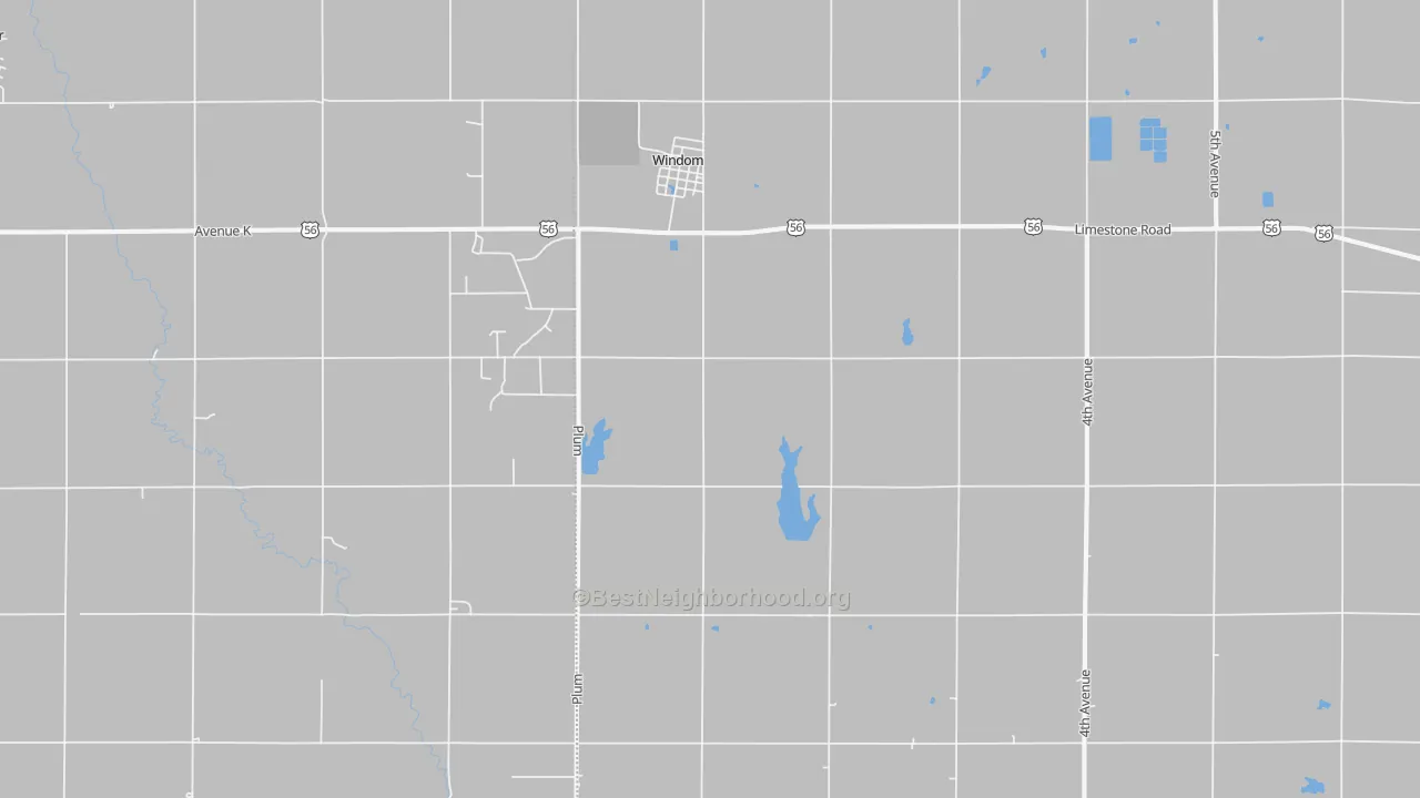 Transit Grade map of Windom, KS