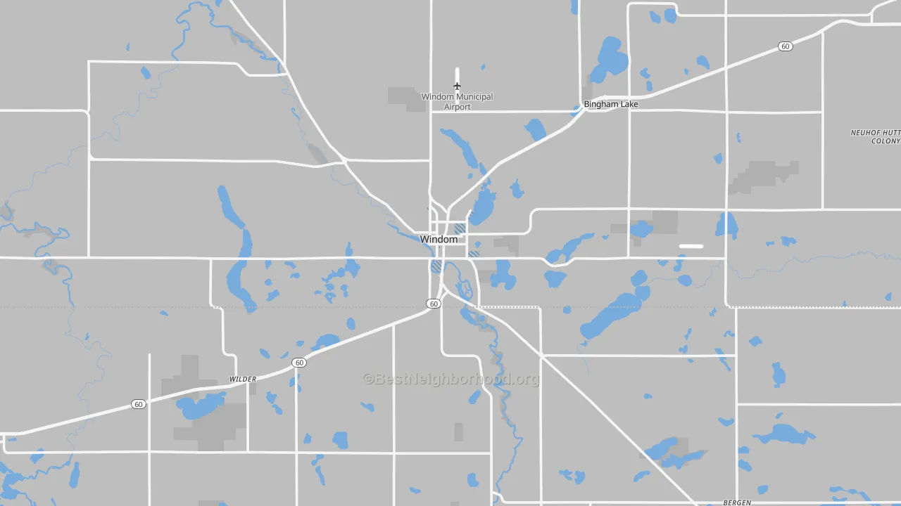 Transit Grade map of Windom, MN