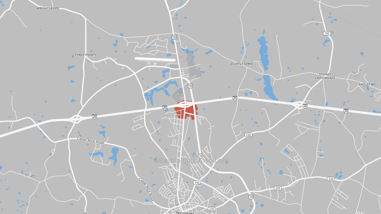 Transit Grade map of Winfield, GA