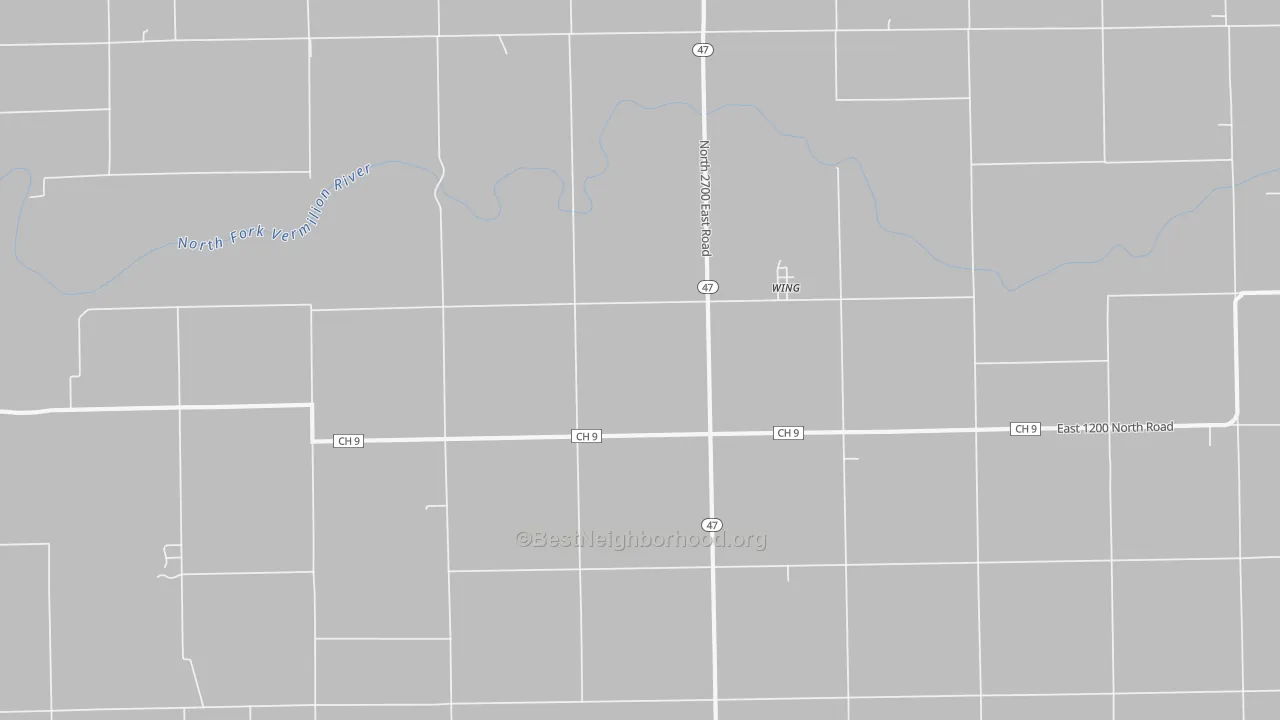 Transit Grade map of Wing, IL