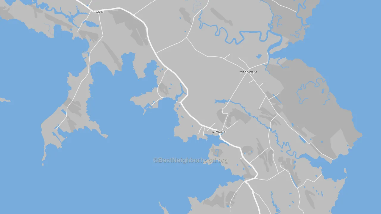 Transit Grade map of Wingate, MD