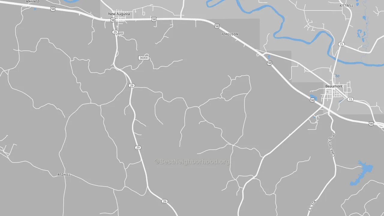 Transit Grade map of Wingate, MS